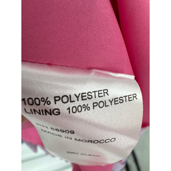 Gianni Bini DANNIJO Isabella Sleeveless Ruffle Chiffon Maxi Dress Large New $199 - Picture 8 of 10